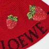 Strawberry Bucket Hat in Cotton Strawberry Bucket Hat in Cotton
