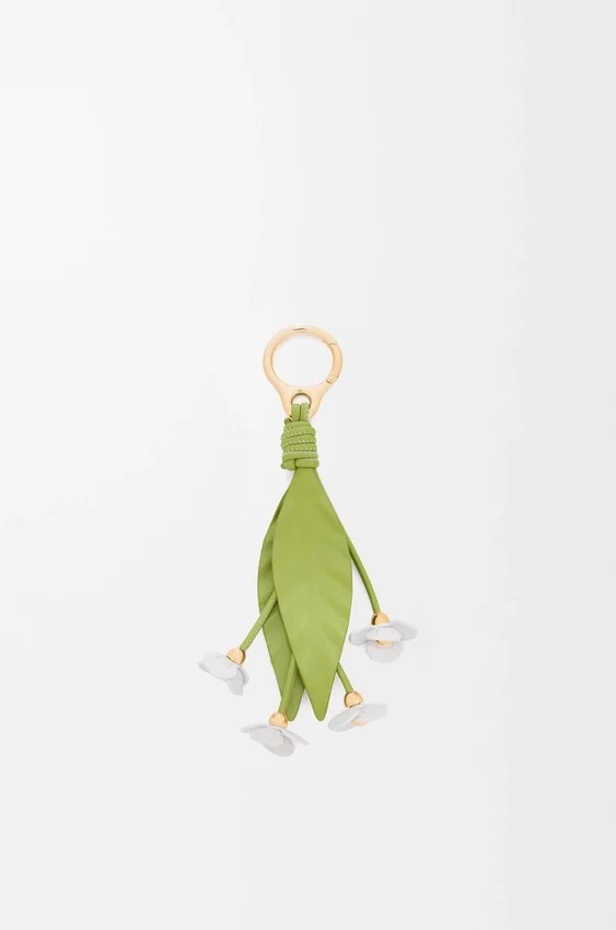Strawberry Flower Charm in Classic Calfskin Strawberry Flower Charm in Classic Calfskin
