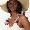 Sun Hat in Raffia and Calfskin Sun Hat in Raffia and Calfskin