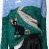 Sweater in Wool and Mohair