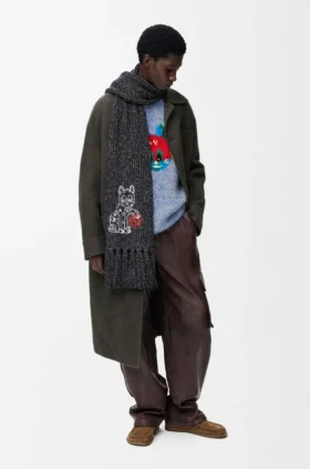 Sweater in Wool and Mohair Blend