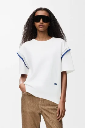 T-Shirt in Cotton Blend T-Shirt in Cotton Blend