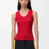 Tank Top in Stretch Cotton