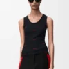 Tank Top in Stretch Cotton