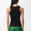 Tank Top in Stretch Cotton