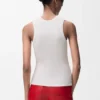 Tank Top in Stretch Cotton