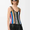 Tank Top in Stretch Viscose Blend Tank Top in Stretch Viscose Blend