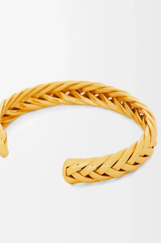 Thin Braided Cuff in Sterling Silver Thin Braided Cuff in Sterling Silver