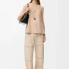 Top in Suede Goatskin