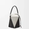 Treasure Bako Bucket in Canvas Jacquard and Calfskin Treasure Bako Bucket in Canvas Jacquard and Calfskin