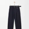 Trousers in Cotton and Silk