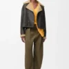 Trousers in Cotton and Silk