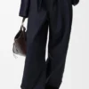 Trousers in Cotton and Silk