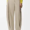 Trousers in Cotton and Silk