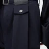 Trousers in Cotton and Silk