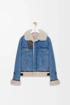 trucker jacket in denim and shearling 1 280x423 - Trucker Jacket in Denim and Shearling