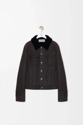 Trucker Jacket in Shearling