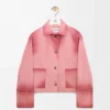 Turn-Up Jacket in Suede Lambskin Turn-Up Jacket in Suede Lambskin