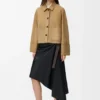 Turn-Up Jacket in Suede Lambskin Turn-Up Jacket in Suede Lambskin
