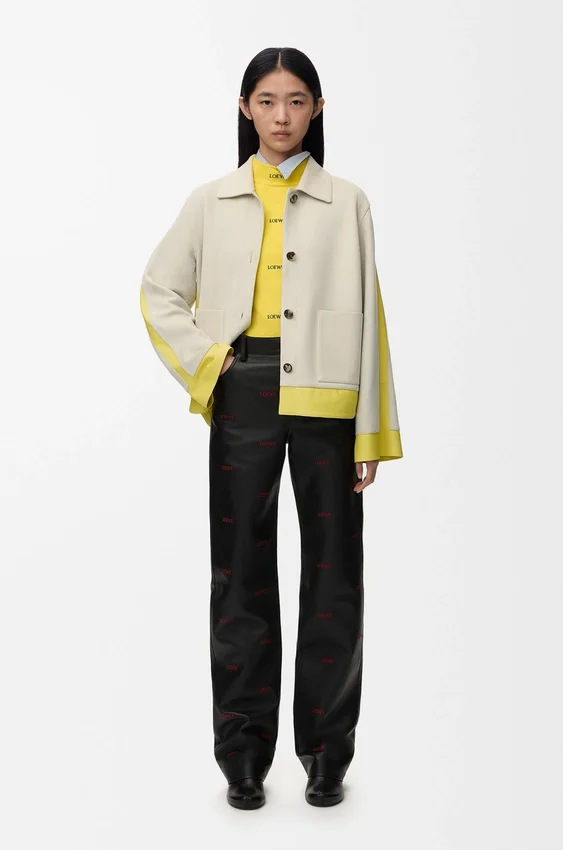 Turn-Up Jacket in Suede Lambskin Turn-Up Jacket in Suede Lambskin