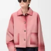 Turn-Up Jacket in Suede Lambskin Turn-Up Jacket in Suede Lambskin