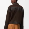 Turn-Up Jacket in Suede Lambskin Turn-Up Jacket in Suede Lambskin