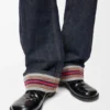 Turn-Up Jeans in Denim Turn-Up Jeans in Denim