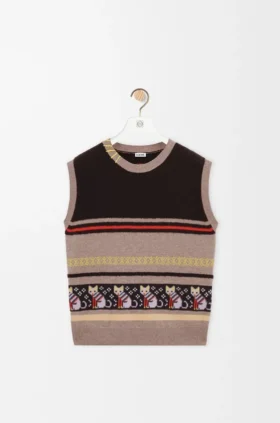 Vest in Wool and Cashmere