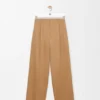 Wide Leg Trousers in Cotton