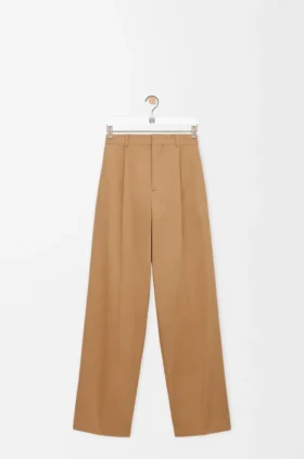 Wide Leg Trousers in Cotton