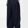 Wide Leg Trousers in Cotton