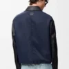 Workwear Jacket in Nappa Lambskin and Nylon Workwear Jacket in Nappa Lambskin and Nylon