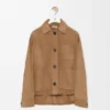 Workwear Jacket in Suede Goatskin