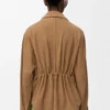 Workwear Jacket in Suede Goatskin