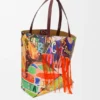 Xl Puzzle Fold Tote in Classic Calfskin