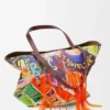 Xl Puzzle Fold Tote in Classic Calfskin