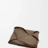 Xl Puzzle Fold Tote in Shiny Calfskin