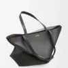 Xl Puzzle Fold Tote in Shiny Calfskin