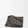 Xl Puzzle Fold Tote in Shiny Calfskin