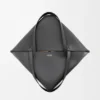 Xl Puzzle Fold Tote in Shiny Calfskin