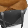 Xl Puzzle Fold Tote in Shiny Calfskin