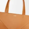 Xl Puzzle Fold Tote in Shiny Calfskin