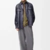 Zip-Up Cardigan in Cotton, Linen and Wool