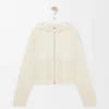 Zip-Up Hoodie in Wool