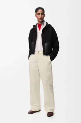 Zip-Up Hoodie in Wool