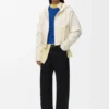 Zip-Up Hoodie in Wool