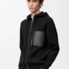 Zip-Up Hoodie in Wool Zip-Up Hoodie in Wool