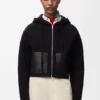 Zip-Up Hoodie in Wool