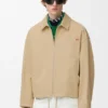 Zip-Up Jacket in Cotton