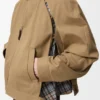 Zip-Up Jacket in Cotton